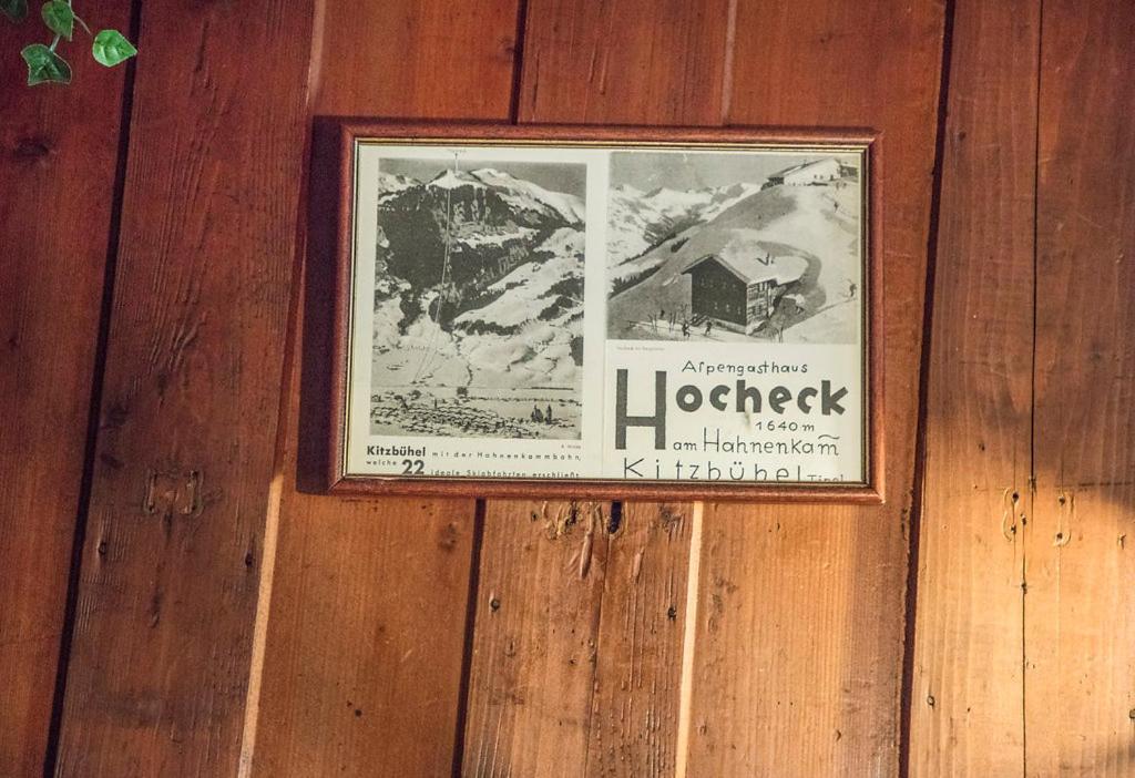 Hocheckhuette On Top Of The Kitzbuehel Hahnenkamm Mountain 基茨比厄尔 外观 照片